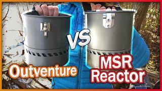 Сравнение Кастрюль с Радиатором: MSR Reactor VS Outventure (Спортмастер)