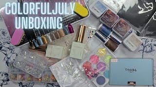 Unboxing Colourfuljuly Nail Art Haul!