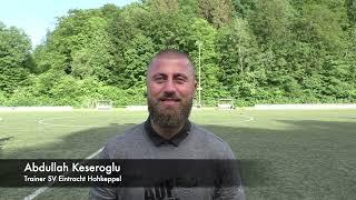 Trainer Abdullah Keseroglu nach dem Spiel gegen den FV Bonn-Endenich zum Mittelrheinliga-AUFSTIEG!!!