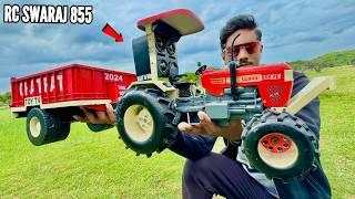 RC Swaraj 855 FE Tractor Unboxing & Testing - Chatpat toy TV