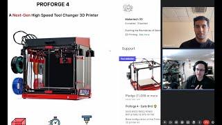 Proforge 4 Toolchanger 3D Printer, Detailed look on Kickstarter with Makertech's founder