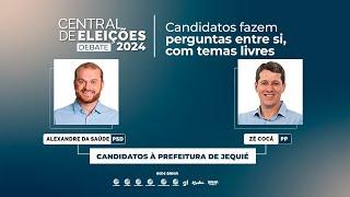 Candidatos à prefeitura de Jequié respondem temas livres I Central de Eleições 2024