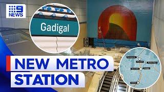 Gadigal Sydney Metro stop is being built to take pressure off Town Hall station | 9 News Australia