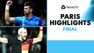 Novak Djokovic vs Grigor Dimitrov For The Title  | Paris 2023 Final Highlights