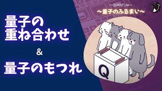 量子の重ね合わせと量子のもつれ～量子のふるまいアニメーション～