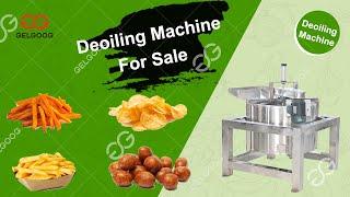 Deoiling Machine For Fried Snack Food