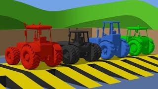Tractor and other stories about children's agricultural vehicles - Video for Kids - Traktory Bajki
