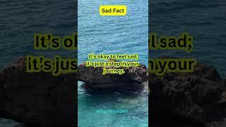 Sadness gives us depth, making joy feel even brighter || Fact World #shorts #quotes