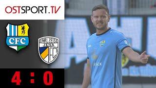 4:0! Löwe-Traumtor trotz Pferdekuss: Chemnitzer FC - CZ Jena 4:0 | Regionalliga Nordost