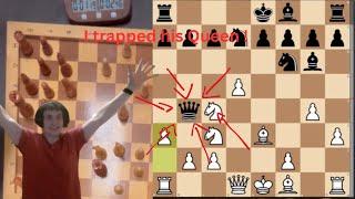 I Studied My Friend's Chess Openings... Then Took His Queen!