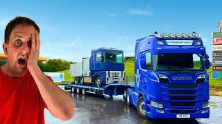 SPENDING THE NIGHT IN A *DANGEROUS* SERVICE STATION | #truckertim