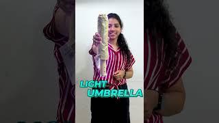 Stay Dry and Bright, Day or Night - With this torch umbrella #telugu  #shorts