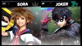 Super Smash Bros Ultimate Amiibo Fights – Sora & Co #101 Sora vs Joker