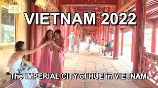 Imperial City Hue Vietnam - Hue Imperial Citadel - walking tour HUE VIETNAM  【4K】