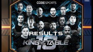 King of the Table 10 | Results