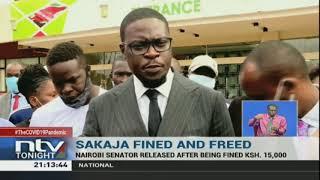 Senator Sakaja fined Ksh 15,000 after pleading guilty for flouting curfew orders.