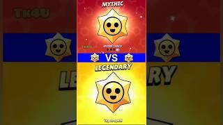 Mythic Vs Legendary Starr Drops Luck #BrawlStars #Shorts