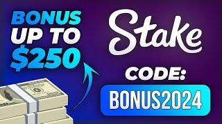 Stake Promo Code : 'BONUS2024'  up to $250 - $21 Stake Promo Code #stakepromocode