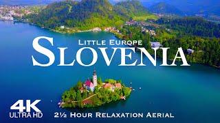 [4K] Best of SLOVENIA 2025  Slovenija | 2½ Hour Drone Aerial Relaxation Film With Calming Music