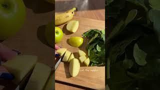 takes only 5m , its so healthy and delicious! #asmr #smoothie #healthy #detox #greensmoothie #recipe