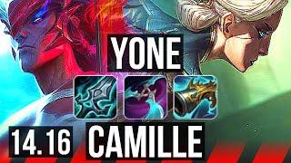 YONE vs CAMILLE (TOP) | 62k DMG | NA Master | 14.16