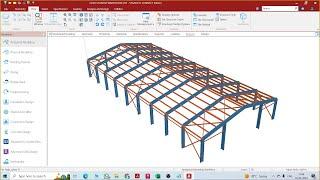 Industrial Steel Warehouse Design with STAAD Pro Connect Edition | Step-by-Step Analysis & Design