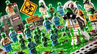 Oh No! Police Escape from Danger | Lego Zombies and Police City | Brick Rising