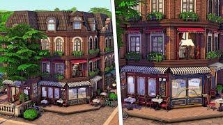 Britechester Bistro and Bar | The Sims 4 Cozy Bistro Speed Build