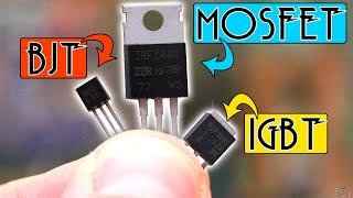 MOSFET BJT or IGBT - Brief comparison Basic components #004