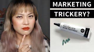 Sneaky Marketing? The Inkey List Succinic Acid Acne Treatment | Lab Muffin Beauty Science