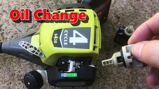Ryobi 4 Cycle Trimmer Lube/OIL Change -30cc