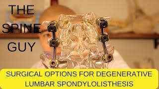 Surgical Options for Degenerative Lumbar Spondylolisthesis - Part 3