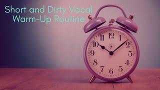 Short & Dirty Vocal Warm-Up [Miki’s Singing Tips]