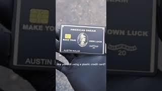 Custom Luxury Metal Credit Card