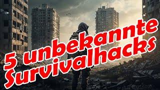 5 unbekannte Survivalhacks,  Prepping, Kriesenvorsorge