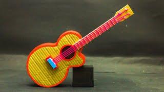 School Projects | How to make a guitar with cardboard