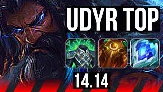 UDYR vs VOLIBEAR (TOP) | Rank 4 Udyr, 2700+ games, 9/2/12, 6 solo kills | VN Challenger | 14.14