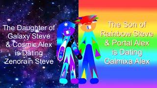 RainbowSteve's Son & GalaxySteve's Daughter | Steve Saga Future Ep 5 (Minecraft Stickman Animation)