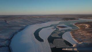 Amazing Flight Over Northern Manitoba, Canada