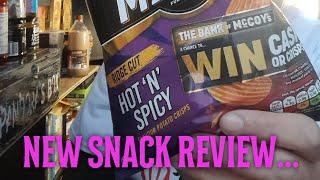 NEW McCoys Hot 'N' Spicy crisps review. .....
