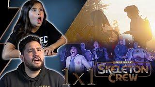 A PERFECT fun "Spielbergian" adventure with my daughter!  Skelaton Crew 1x1 REACTION!