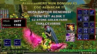 AsassianHERO'NUN DÖNÜŞÜ #3 - HEPA - TAKI ÇEVİRME - KNİGHT ONLİNE - DRAKİ / FARM /JR /CZ FARM