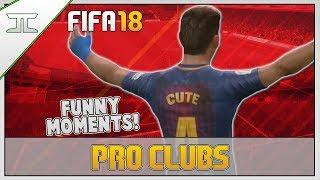 ON THE VOLLEY! - FIFA 18 Pro Clubs Funny Moments! (FIFA 18 Funny Moments)