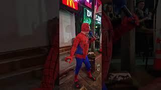 TEMU SPIDERMAN IN PATONG #travel #phuket #bangla #marvel #spiderman #thailand #thailife #patong