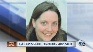 Detroit Free Press photographer arrested