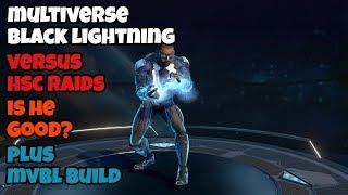 Injustice 2 Mobile | Multiverse Black Lightning vs HSC League Raids | MVBL Build