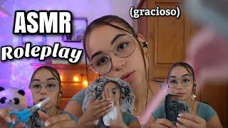 ASMR ROLEPLAY te PREPARO para una CITA!(Asmr visual y gracioso) ASMR español para dormir | Pandasmr