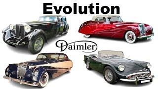 Evolution of Daimler cars - Models by year of manufacture