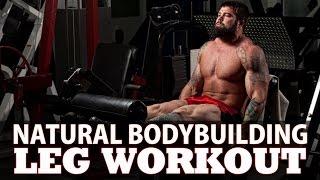 Natural Bodybuilding Leg Workout w/ Natural Champion John Hansen