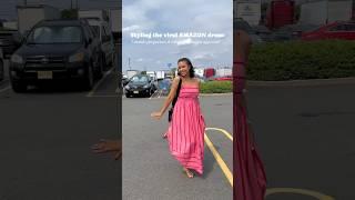 Styling the viral Amazon dress: postpartum approved!! #dress #amazon #viral #mom #pink #ootd #summer